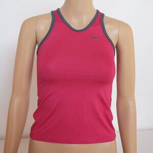 5/$35 Nike Dri-Fit Rose Colored With Gray Trim Tank Top